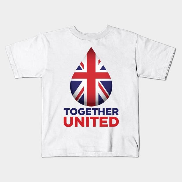 Together United Kids T-Shirt by e2productions